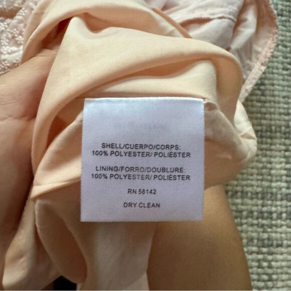 Gal Meets Glam Helen Tied Strap Dress in Blush 8 - Picture 6 of 7